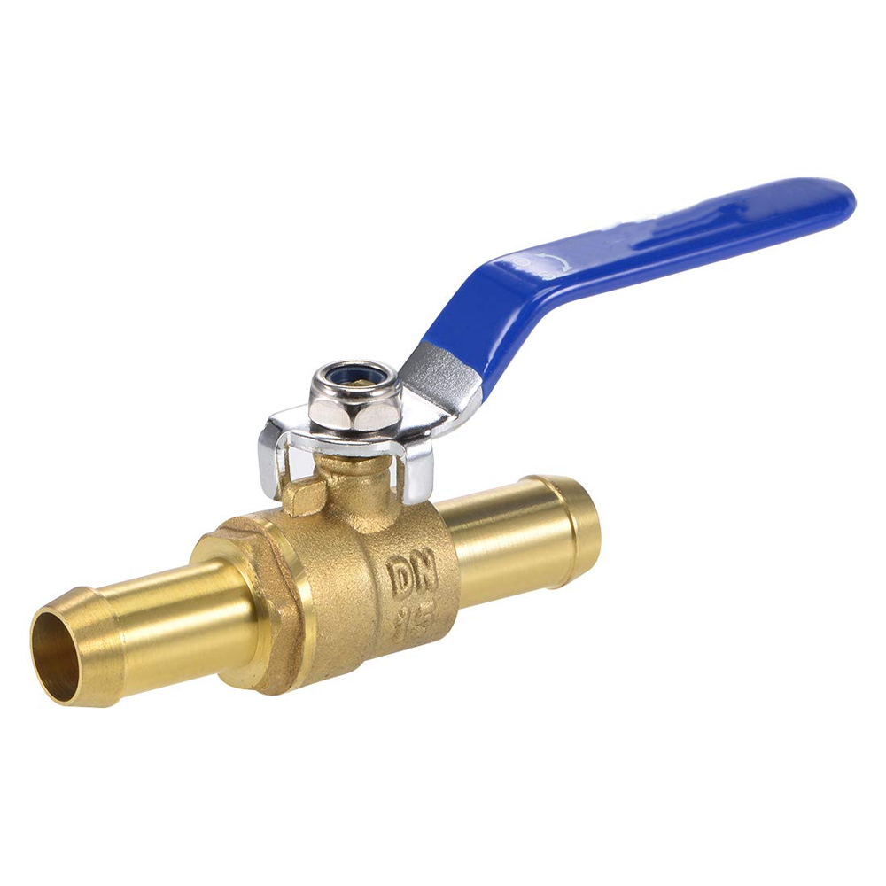 Bezugsquellen: 16-mm-kugelhahn, 16-mm-absperrventil, Schlauchverschraubungen Mit Widerhaken, 90°-bedienhebel, Ventilset Aus Blauer Messinglegierung