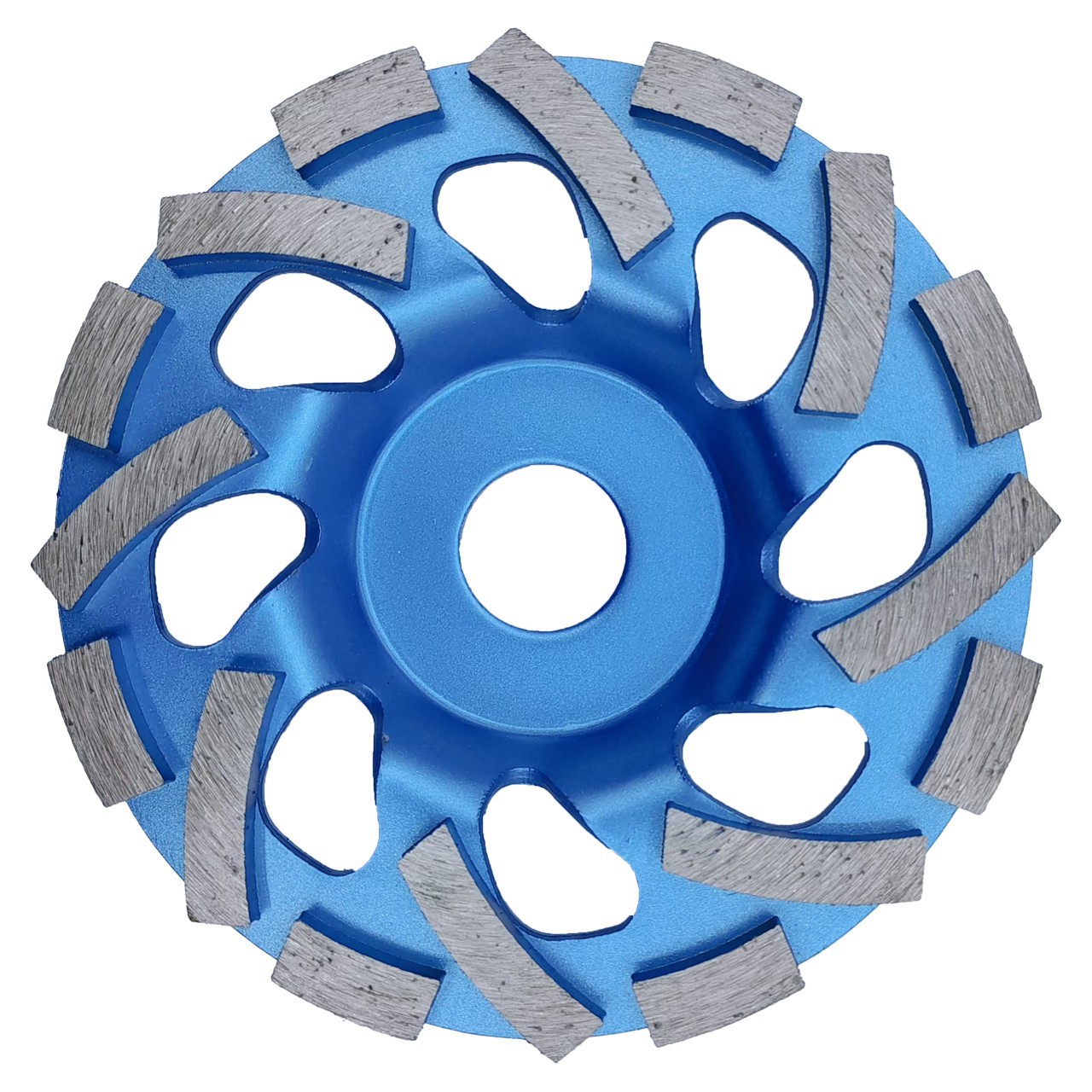 125-mm-diamantschleifscheibe Für Beton. Schleifscheibe Zum Schleifen Von Beton, Stein Und Granit. 2 Diamantreihen.