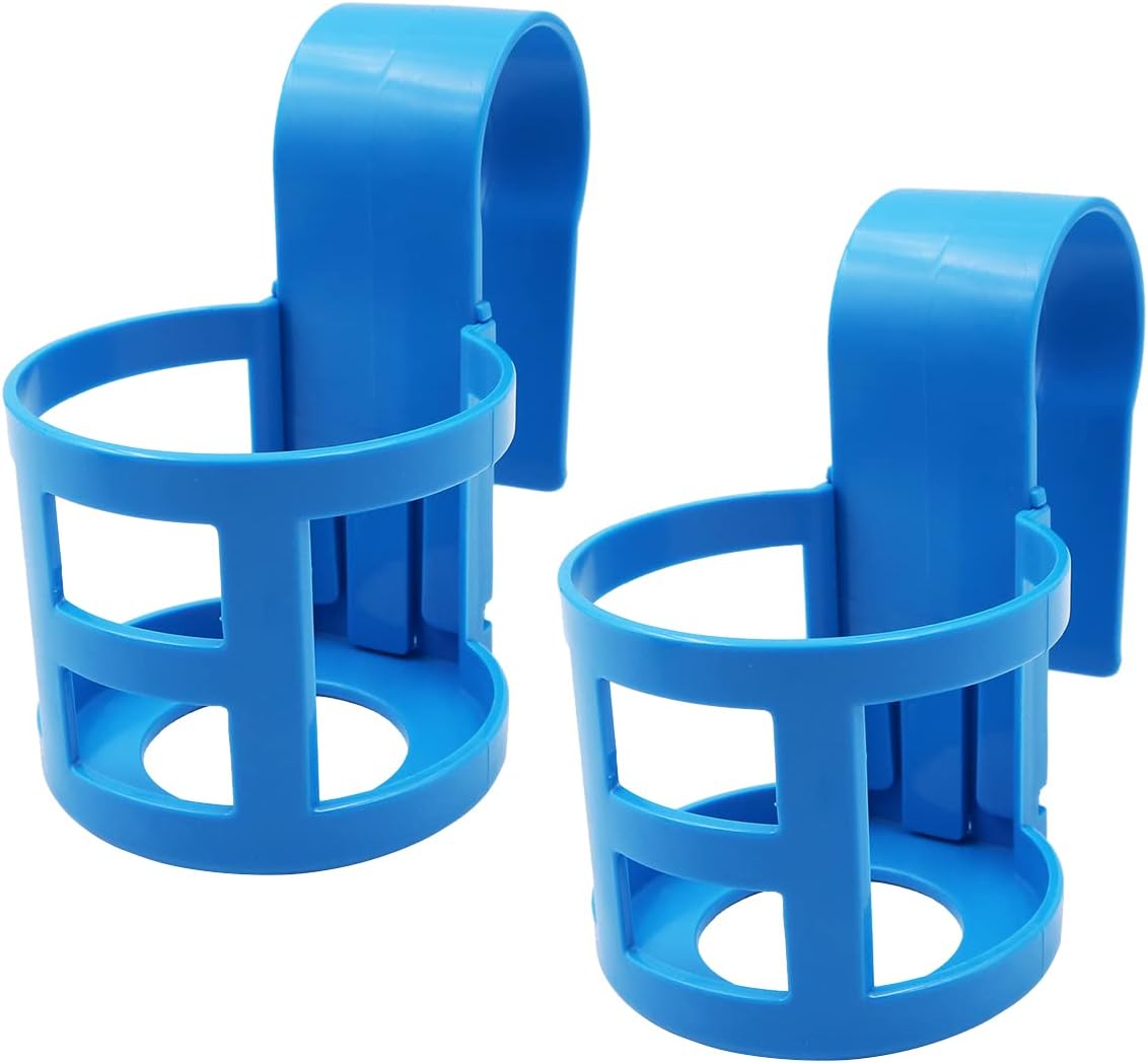 (2 Stück) Multifunktionaler Pool-becherhalter, Becherhalter Für Runde Stangen Mit Einem Durchmesser Von 5,1 Cm Oder Weniger