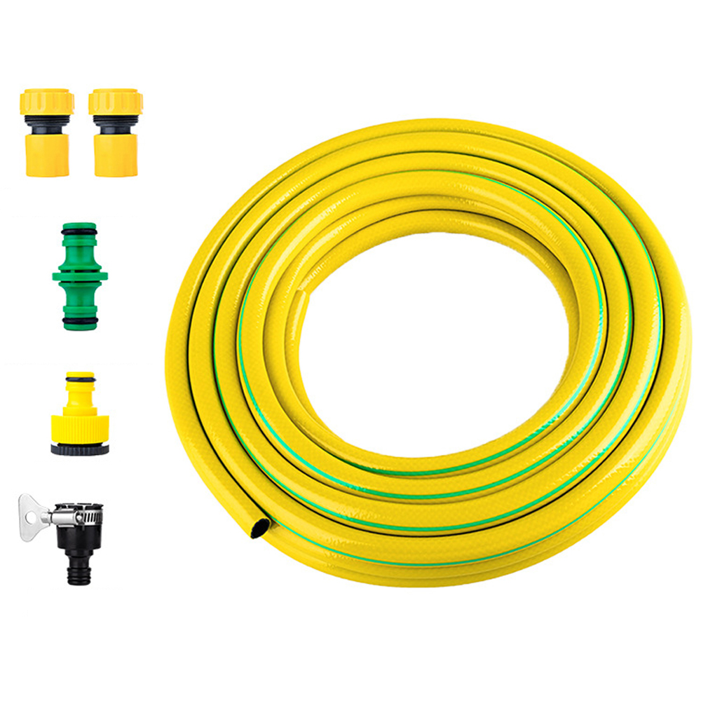 3/4"-gartenschlauch Aus Gestricktem Pvc – 10 M Länge – Knick- Und Abriebfest