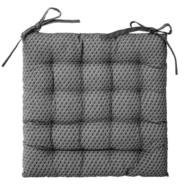 SitzauflageOtto - Baumwolle - grau - 38x38 cm Atmosphera créateur d'intérieur