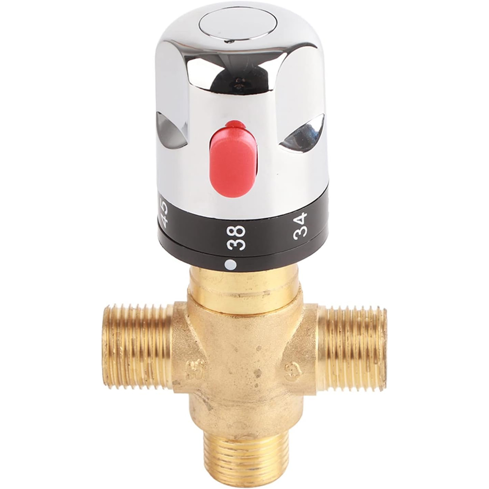 Thermostat-mischbatterie Für Warm- Und Kaltwasser, Geeignet Für Küche, Bad Und Wc, G1/2 35-45℃