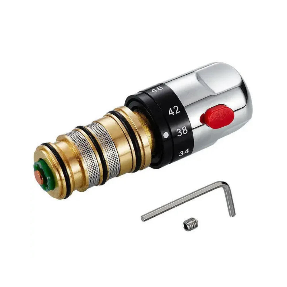Thermostatische Duschstangenventilkartusche, Ersatz-thermostatkartusche, Ersatz-temperaturreglergriff