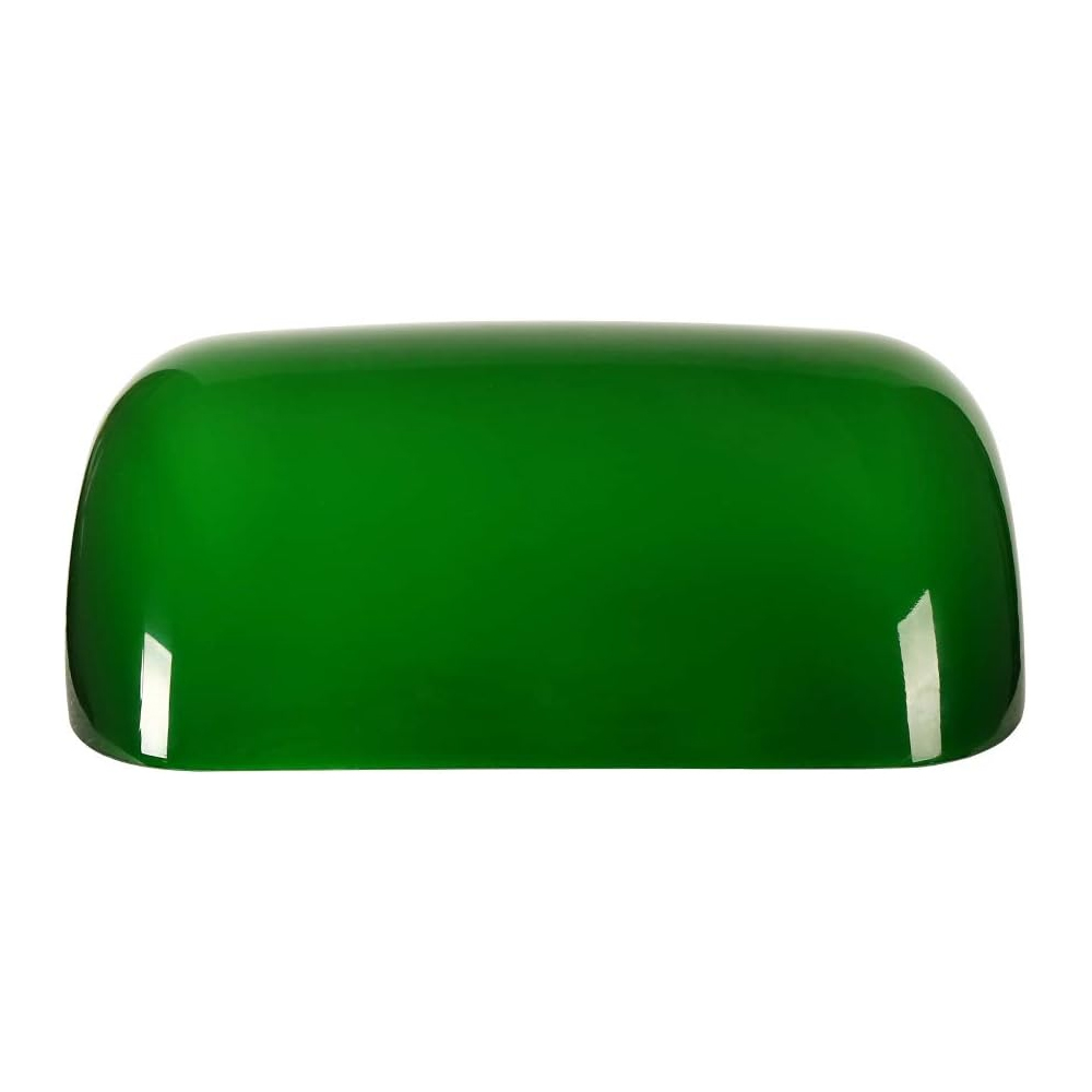(23 X 13 X 8 Cm) Ersatz-glaslampenschirm, Grüner Lampenschirm Für Steh-, Tisch- Und Wandlampen