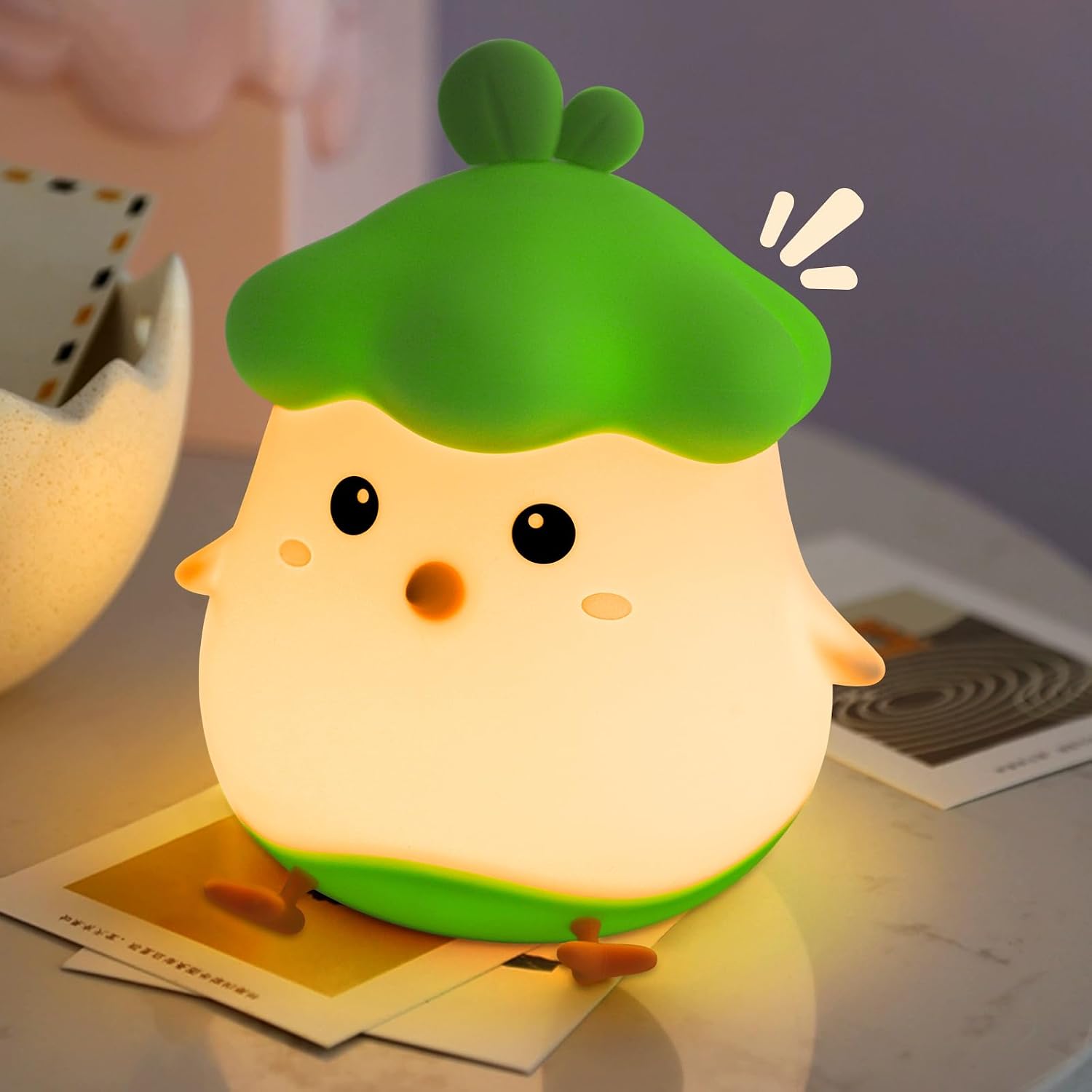 Wiederaufladbares Usb-nachtlicht Mit Touch-dimmfunktion, Kinder-nachttischlampe Für Schlafzimmer, Kinderzimmer Und Wohnzimmer