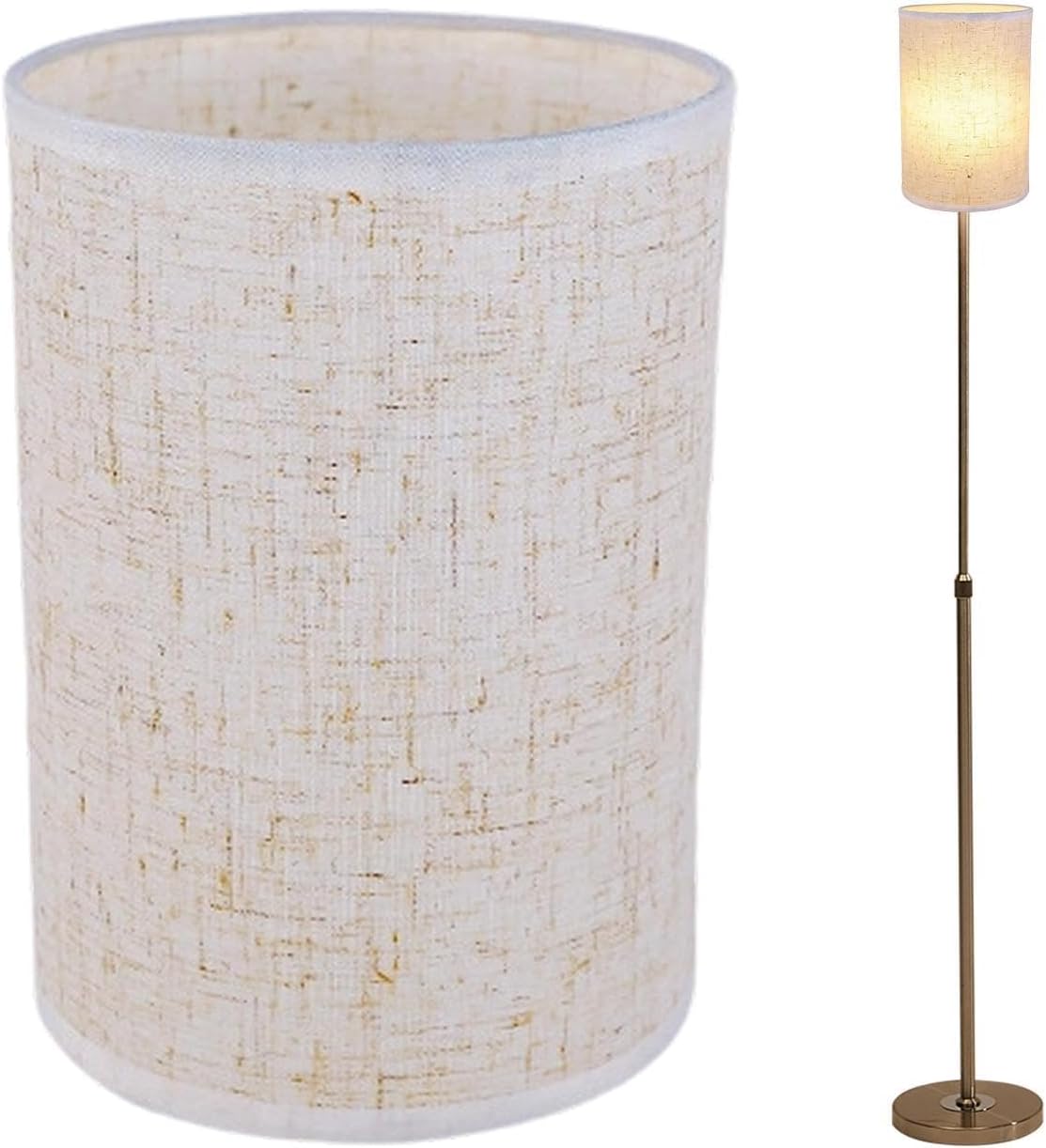 Ersatzlampenschirm Für Stehlampe, Rustikaler Stil, Modern, Ideal Für Wohnzimmer, Schlafzimmer, Büro Oder Als Hängendes Geschenk.