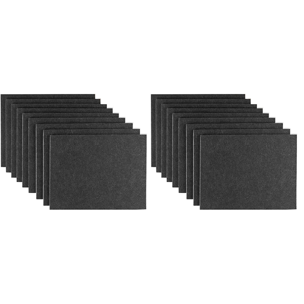 (18 Stück) 20 X 16 X 0,5 Cm Selbstklebende Filzgleiter Für Möbel, Weiche Filz-stuhlkissen, Kratzfeste Bodengleiter