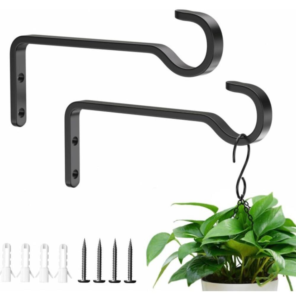 Set Mit 2 Wandhaken (15 Cm) Zum Aufhängen Von Blumen, Hängepflanzen Und Gartenpflanzen