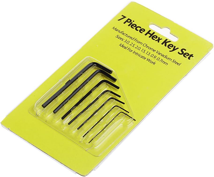 (7-teilig) Mini-sechskant-inbusschlüsselsatz (0,7 Mm–3 Mm)