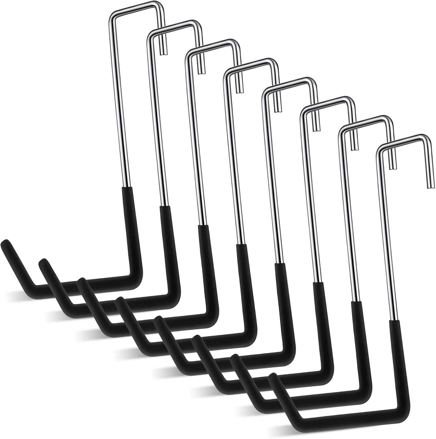 Set Mit 8 Robusten 19 Cm Haken, Hängehaken, Fahrradhaken, Wandhaken, Große S-haken Für Fahrräder, Gartengeräte