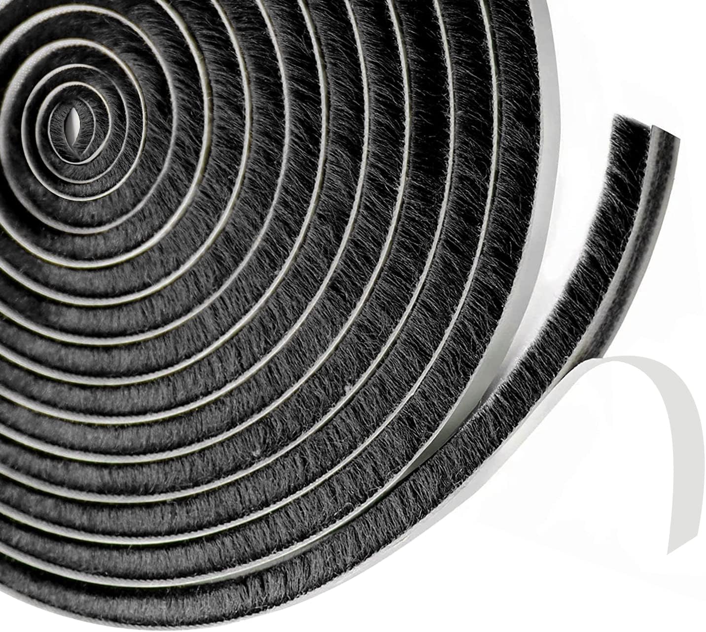 Bürstendichtung Für Schiebetüren, 9 Mm X 15 Mm X 5 M, Fensterdichtung Zur Schalldämmung, Türdichtung, Isolierrollladen