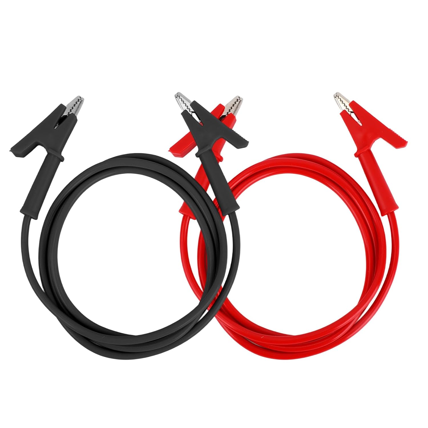 (2 Stück) Krokodilklemmen Für Multimeter Und Messspitzen, Stapelbares Messkabel, 1 M Langes Metallkabel