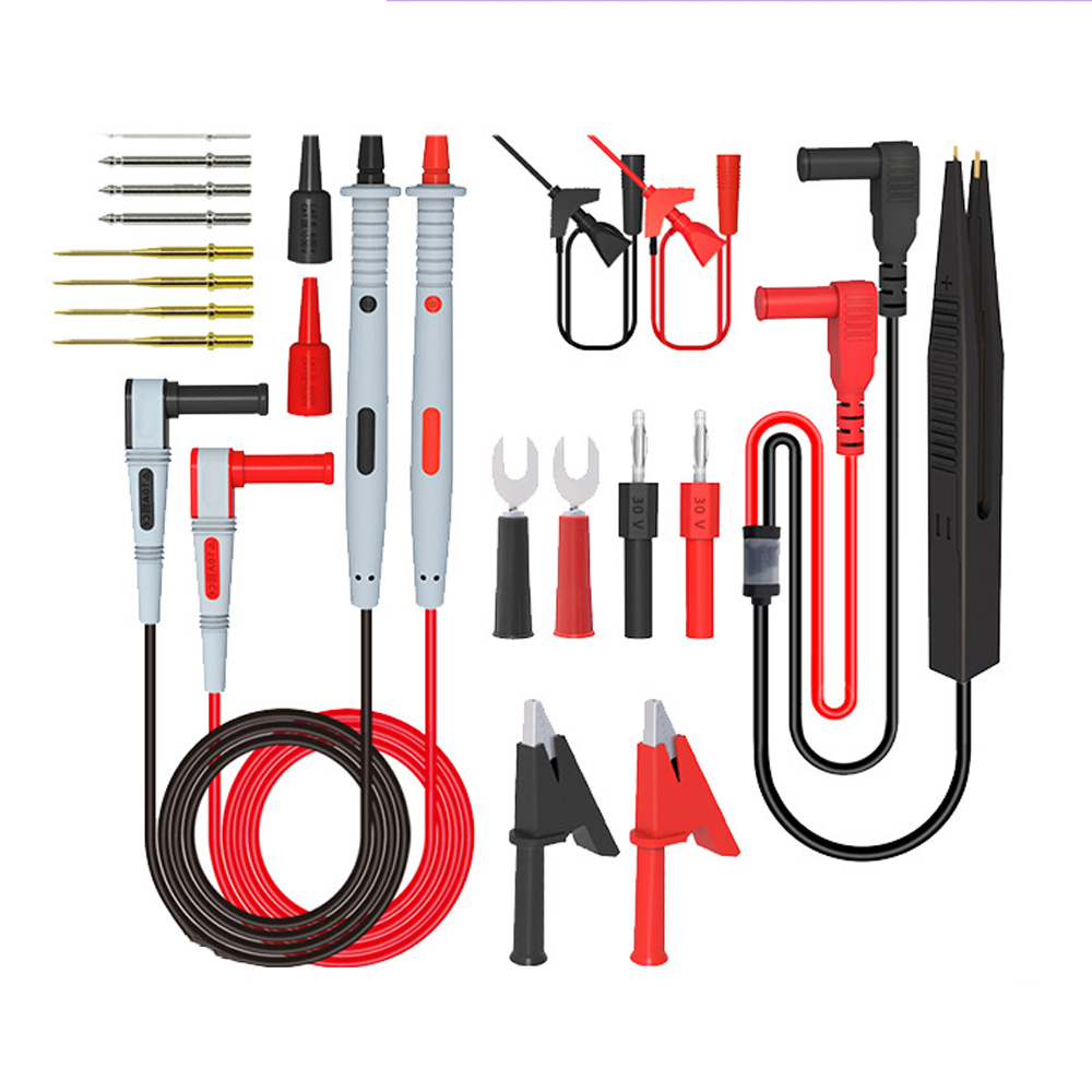 21-in-1 Multimeter-messleitungsset – Krokodilklemmen, Smd-haken – Für Elektriker Und Schaltungstester