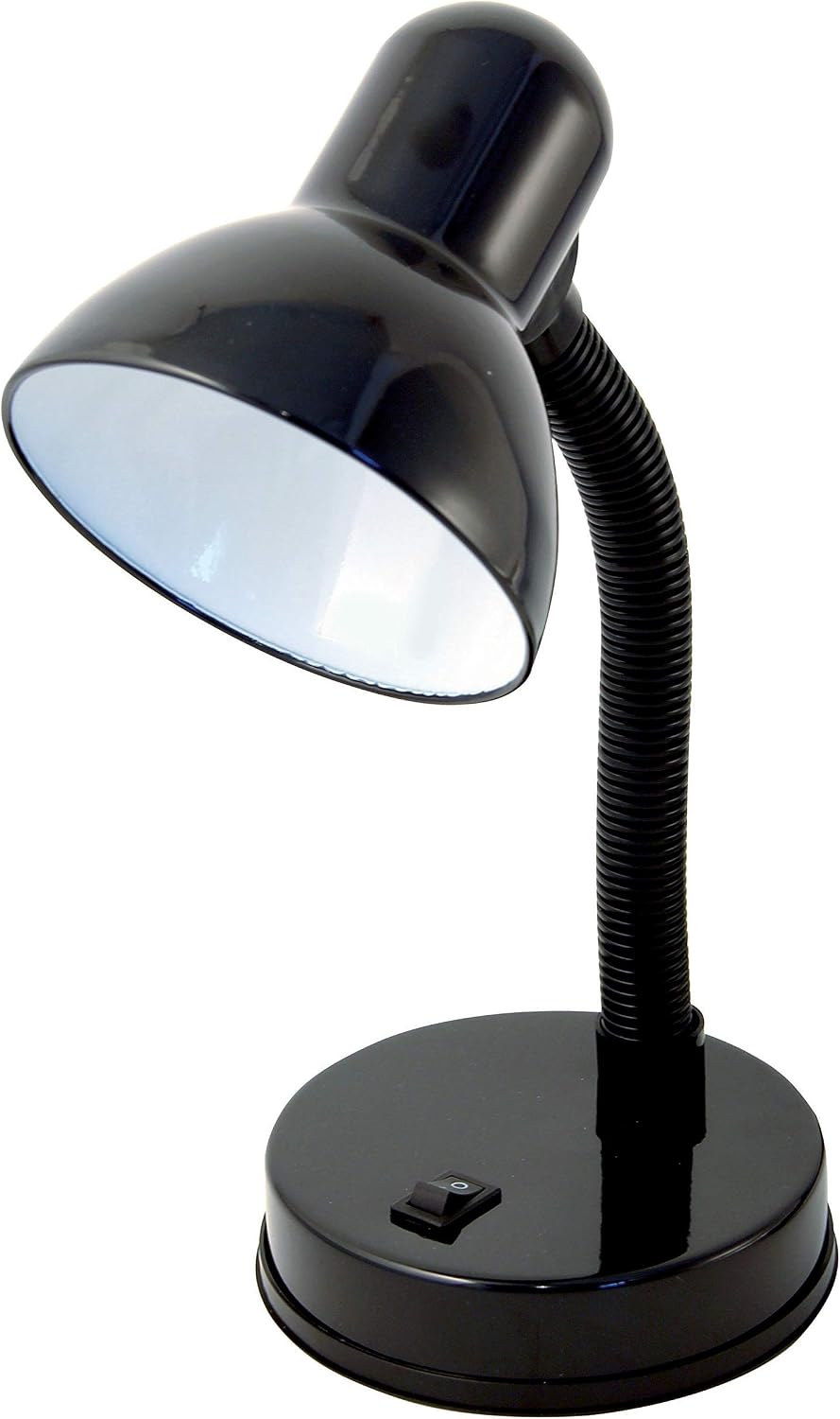 Klemmleuchte, E27-fassung, Led-kompatibel, Mit Kabel Und Schalter. Für Kinderzimmer, Büro, Nachttisch, 6 W, Schwarz.