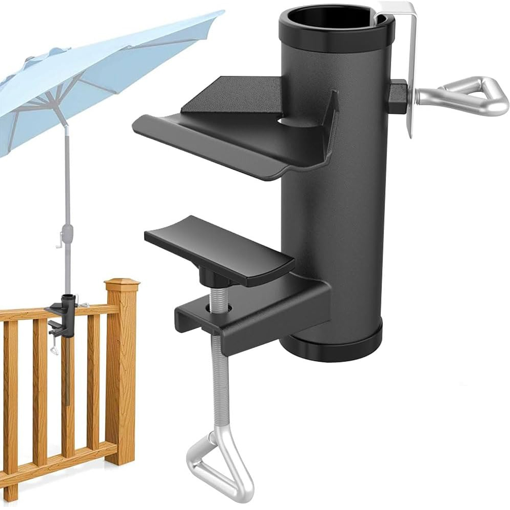 Sonnenschirm-befestigungsklemme, Sonnenschirm-befestigungsstütze Für Balkon Und Geländer, Sonnenschirm-tischhalterung, Sonnenschirmhalter Für Balkon