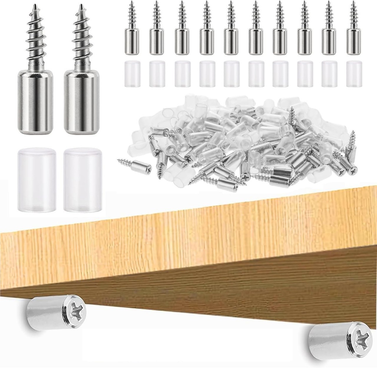 (40 Stück) Regalstifte, Schrankregalträger Mit Schutz, Regalstifte, Selbstschneidende Regalwinkel Für Möbel
