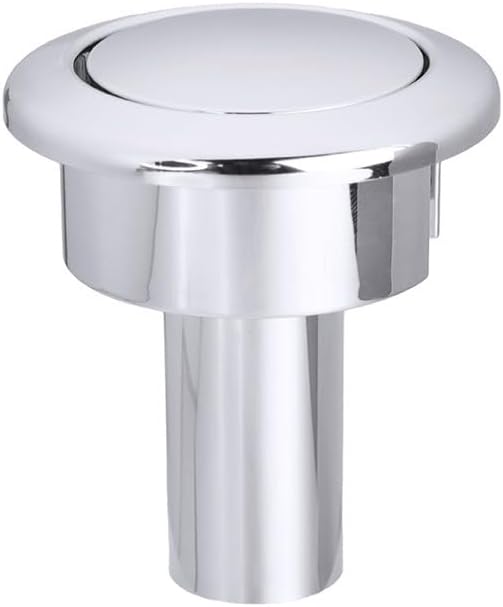 Toilettenspülknopf, Ersatzknopf, 48 Mm/58 Mm Durchmesser, Silber