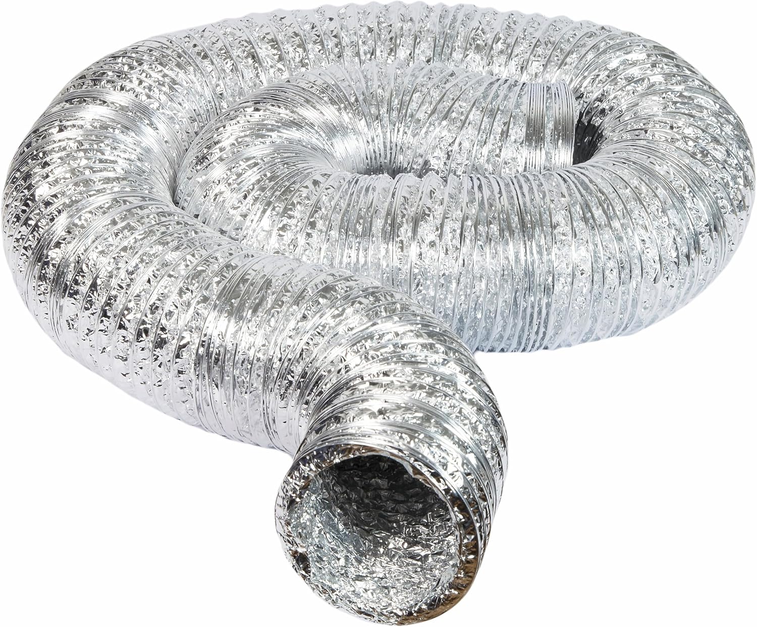 Flexibler Schutzschlauch, Silberfarben, 100 Mm X 10 M