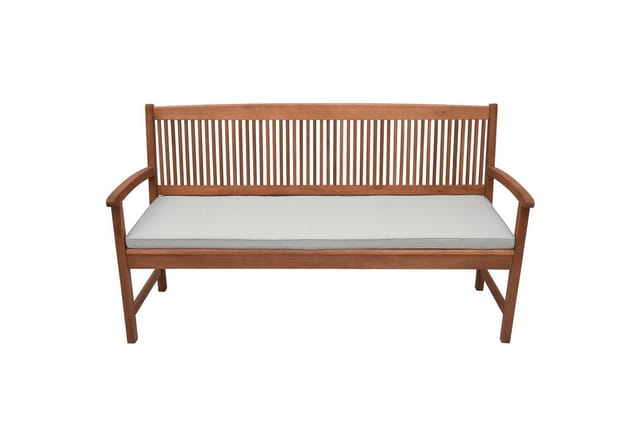 Beautissu Bankauflage Base BKHellgrau, 100x48x5 cm