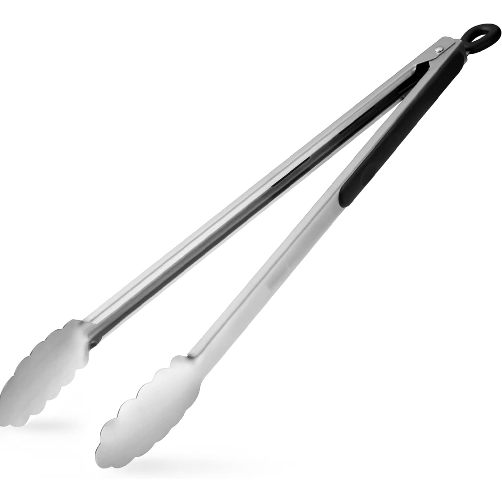 Extra Lange 44,5 Cm Küchenzange Aus Hochwertigem Edelstahl Zum Kochen, Grillen, Barbecue Und Für Buffets