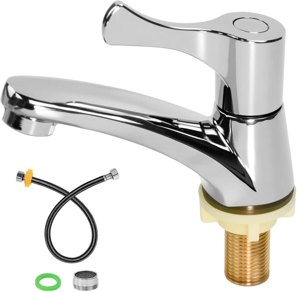 Kaltwasser-waschtischarmatur, Kaltwasser-mischbatterie, Gäste-wc-armatur