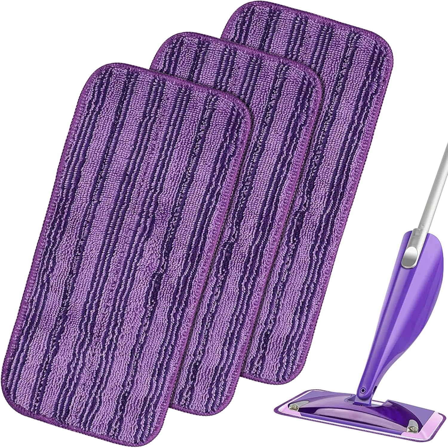 (3 Stück) Wiederverwendbare Wischtücher Für Swiffer Wetjet, Ersatz-mikrofaser-wischmopppads, Ersatztücher Für Swiffer Wetjet Sprühmopp