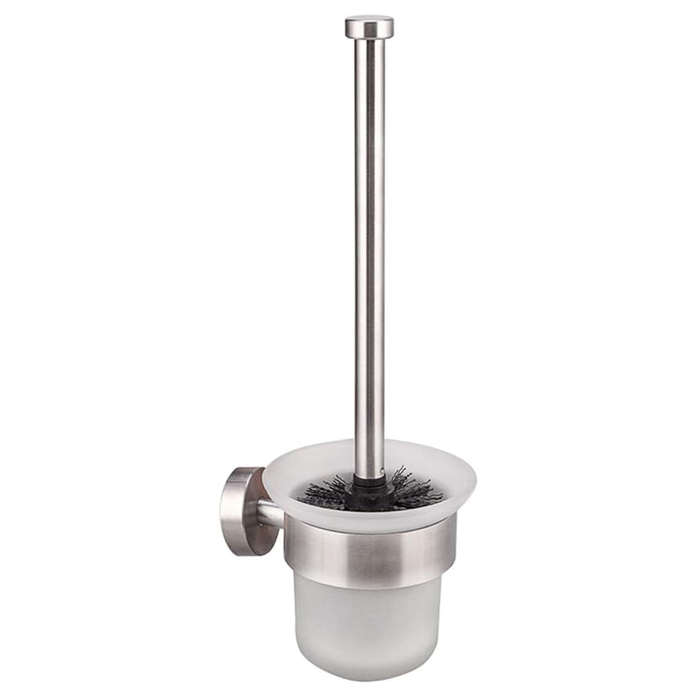 Wandmontierter Wc-bürstenhalter, Wc-becken Aus Glas Mit Halter – Inklusive Montagezubehör