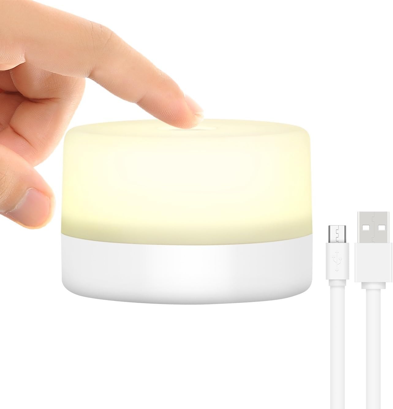 Nachttischlampe, Dimmbare Touch-lampe, Led-nachtlicht Für Kinder Und Erwachsene, Stimmungsvolle Tischleuchte, Nachtlicht Für Schlafzimmer, Wohnzimmer, Kinderzimmer