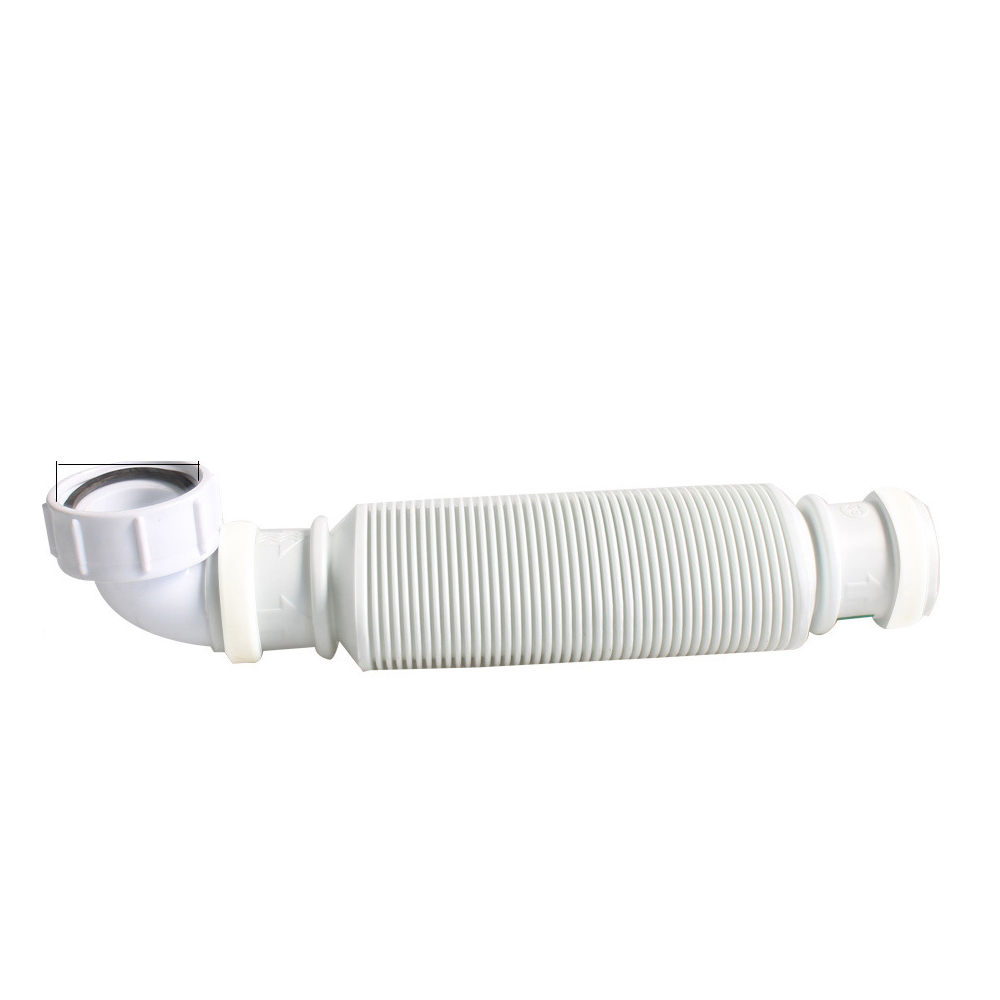 Platzsparender Spülbeckensiphon ⌀40 Mm, Weiß