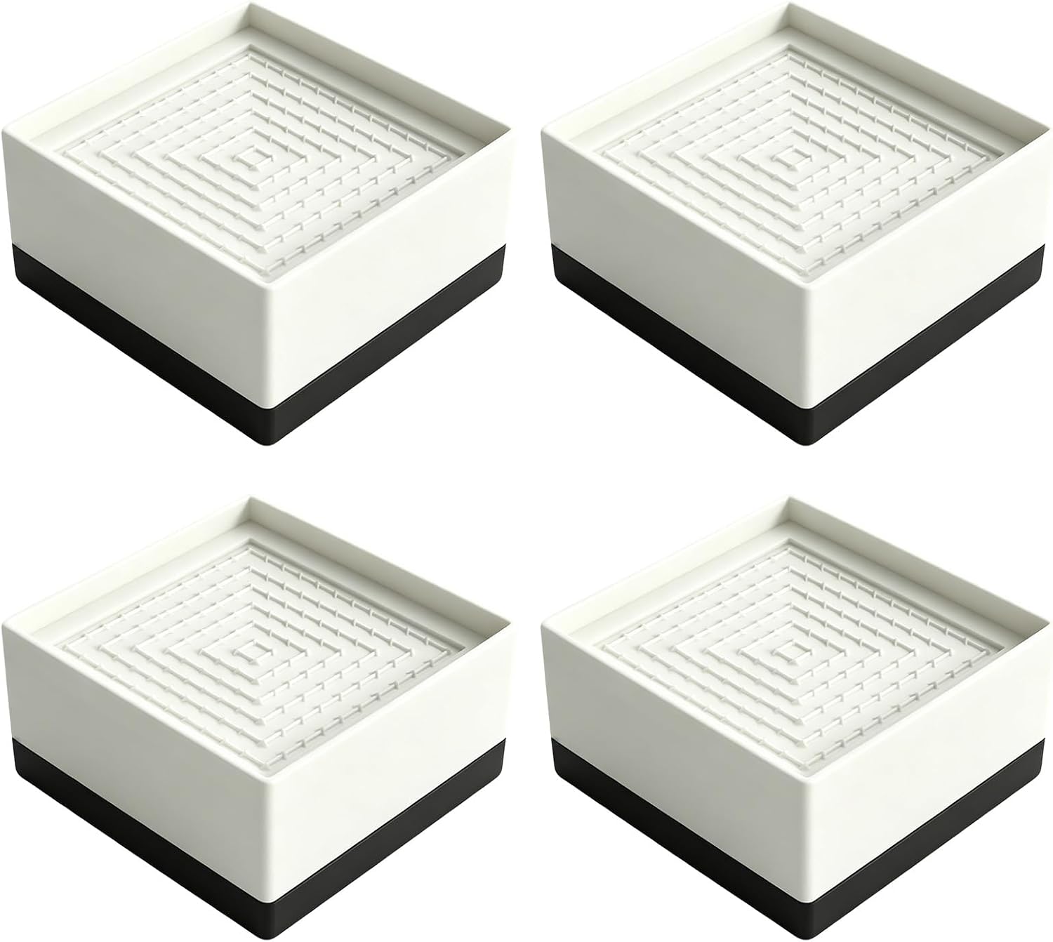 Set Mit 4 Rutschfesten 4 Cm Möbelgleitern Für Bett, Sofa, Tisch, Waschmaschine, Schreibtisch, Stuhl