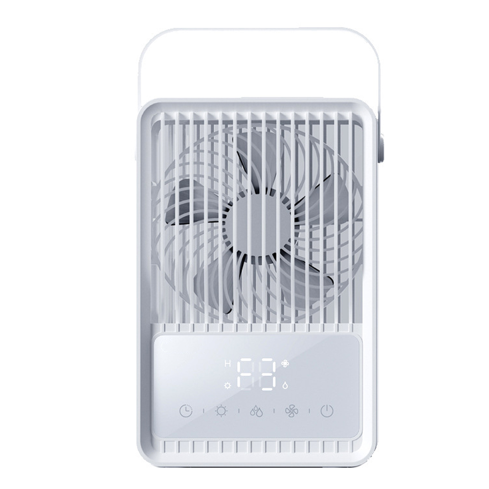 Tragbare Smart-klimaanlage 500, 500 Ml Fassungsvermögen, Touch-bedienung, 3 Geschwindigkeitsstufen, Timer Bis Zu 8 Stunden Und Automatische Abschaltung, Led-beleuchtung