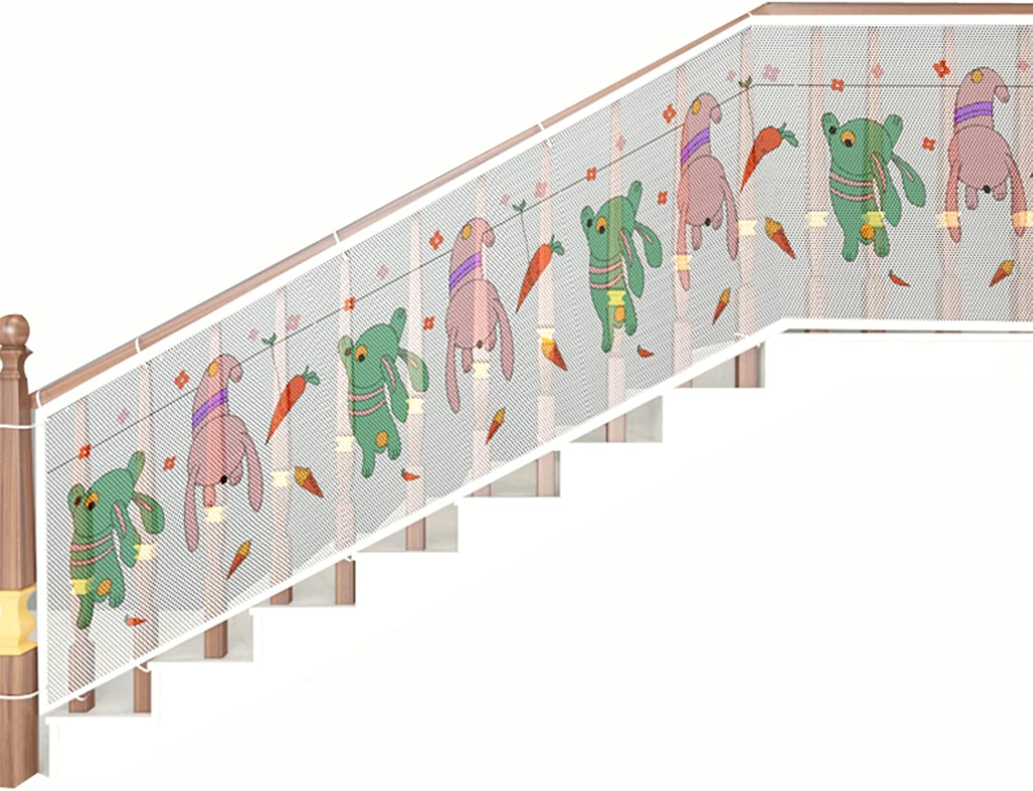 Kindersicherheitsnetz Für Treppen – Sicherheitsnetz Für Treppen, Balkone Und Geländer – 3 M X 79 Cm