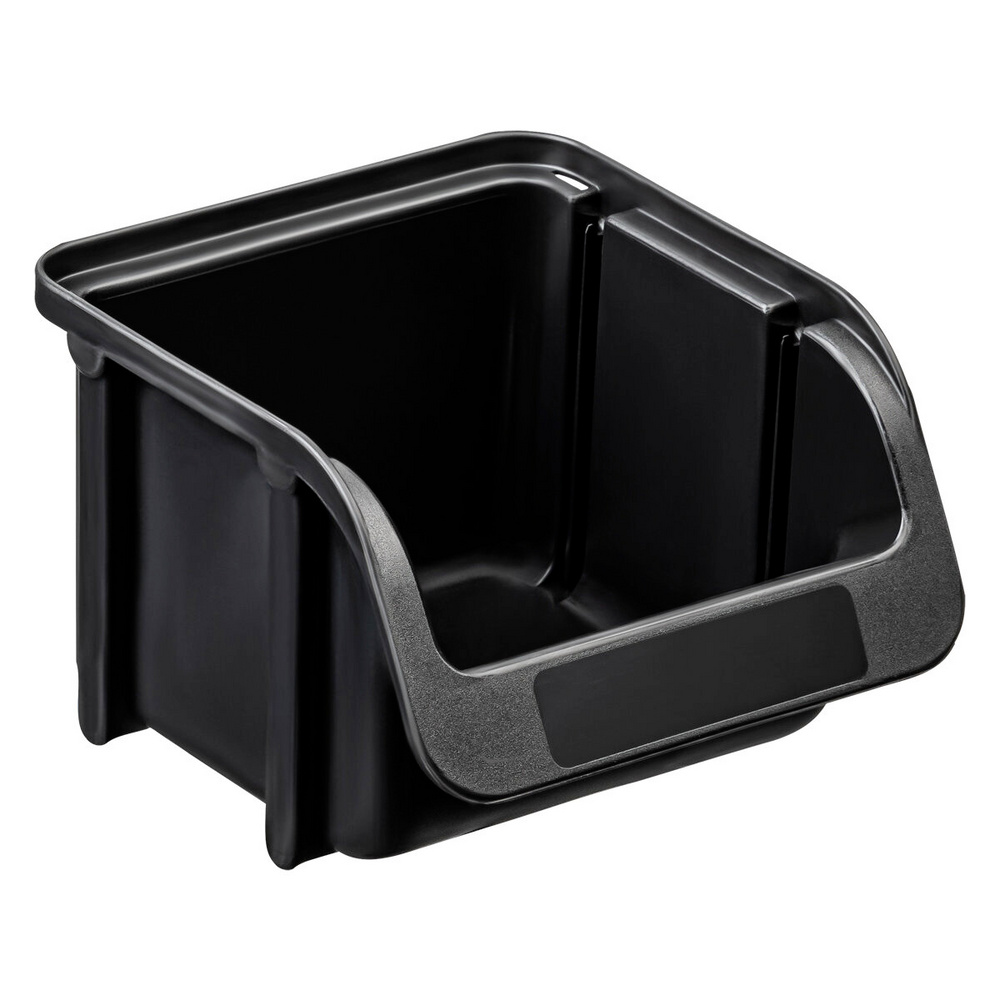 Hünersdorff 671500 Aufbewahrungsbox Stapelbar (b X H X T) 102 X 74 X 115 Mm Schwarz 1 St.