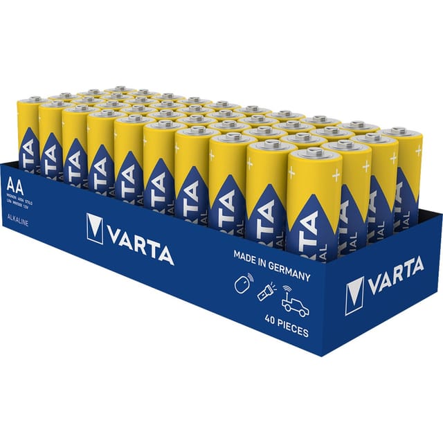 Varta - Batterie Alkaline, Mignon, aa, LR06, 1.5V, Industrial Pro, 40 Stück