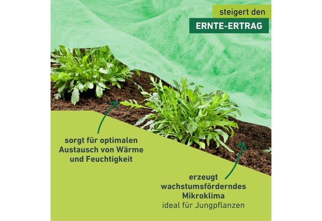Frühbeetvlies 10 x 1,5 m, 20g/m² Gartenfolien - Windhager