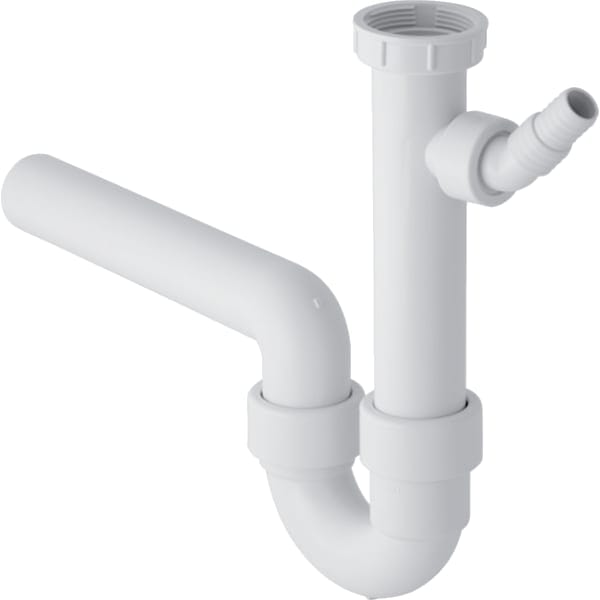 Geberit Siphon für Spülbecken, mit Winkelschlauchtülle, Abgang horizontal 152711111