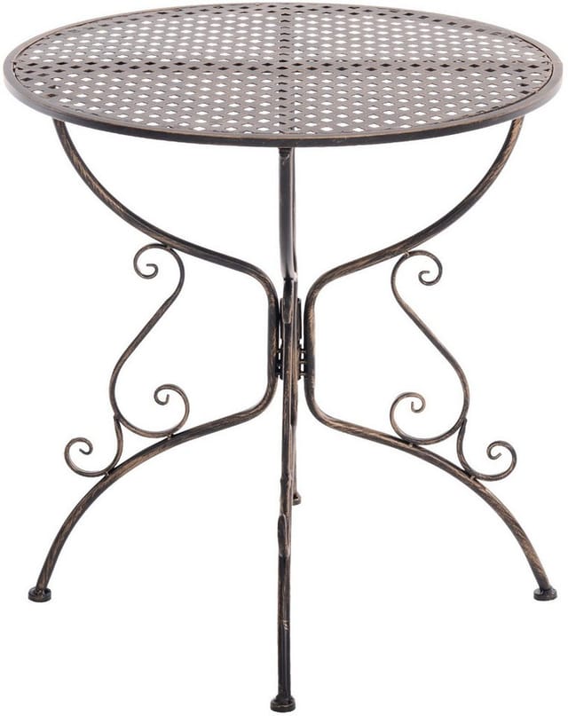 CLP - Gartentisch Amanda, ø 70 cm bronze