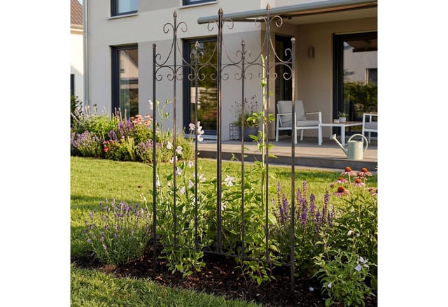 Rankgitter Flieder 130 x 100 cm bronze