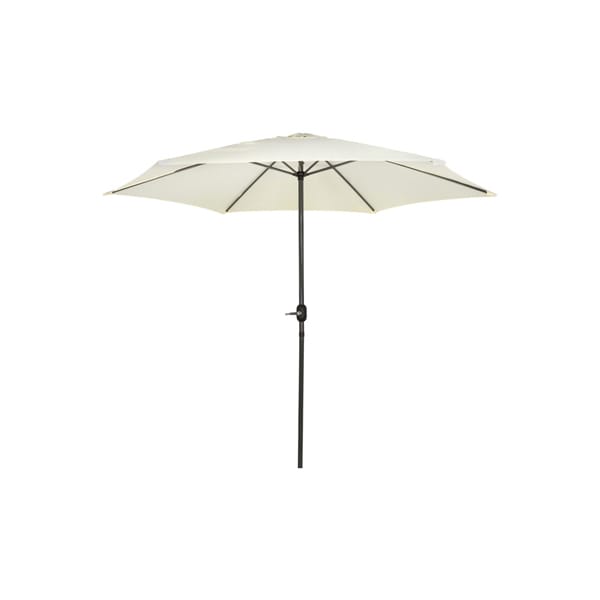 Aktive - Beiger Sonnenschirm aus Aluminium, 3 m, mit Kurbel 53989