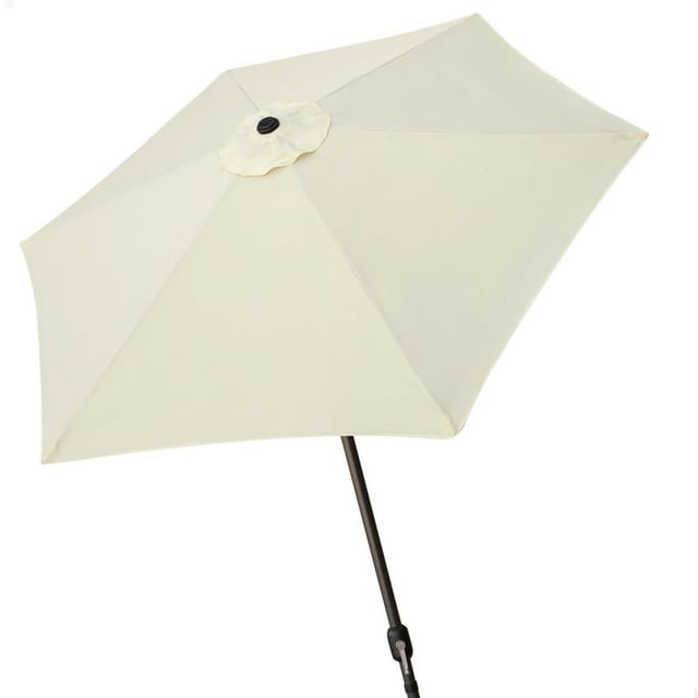 Aktive Sonnenschirm Aluminium Beige 270 cm Durchmesser