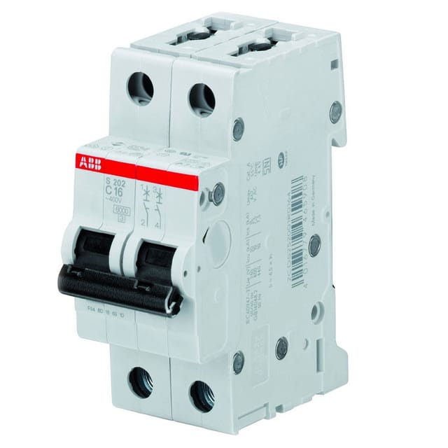 ABB - Leitungsschutzschalter 1P+N 10A 6kA Kurve c 2M S531757