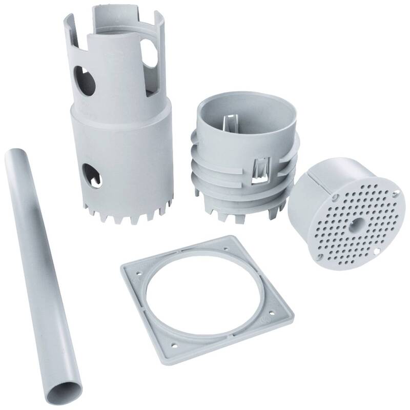 [gebraucht] B-ware Montageplatte Hellgrau 73 Mm Für Wrmed Bis 850 °c Kopos 1 Set 15 N