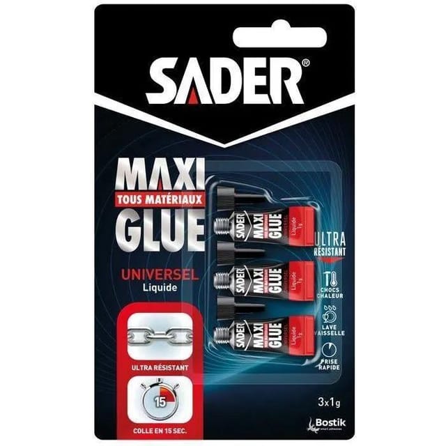 Sader Maxi Glue transparente Schnellkleber