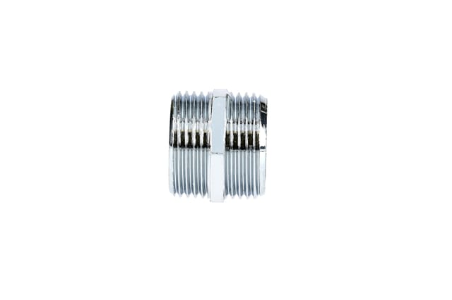Garis 12/17 Doppelmännchen Chrom Beschichtete Rohrverbindung