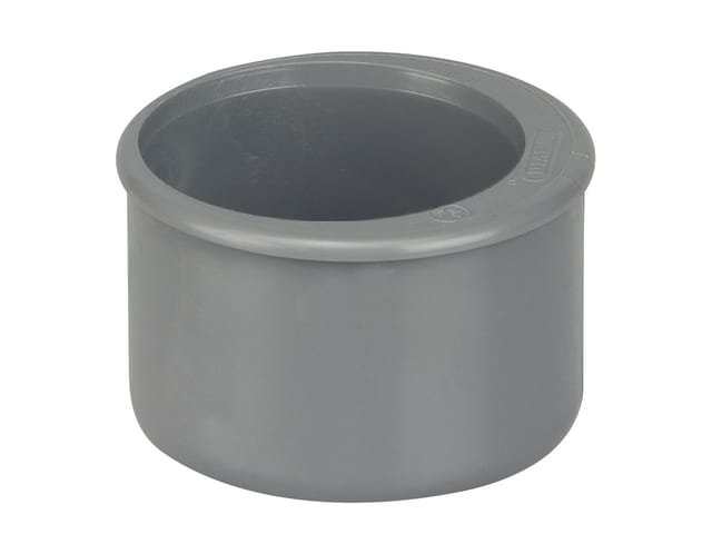 Wavin D75/40 Reduktionsstück Grau PVC Steckverbindung