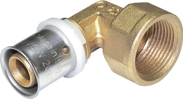 Comisa H 862 90° Edelstahl-Schwenkstück für Sanitärinstallationen