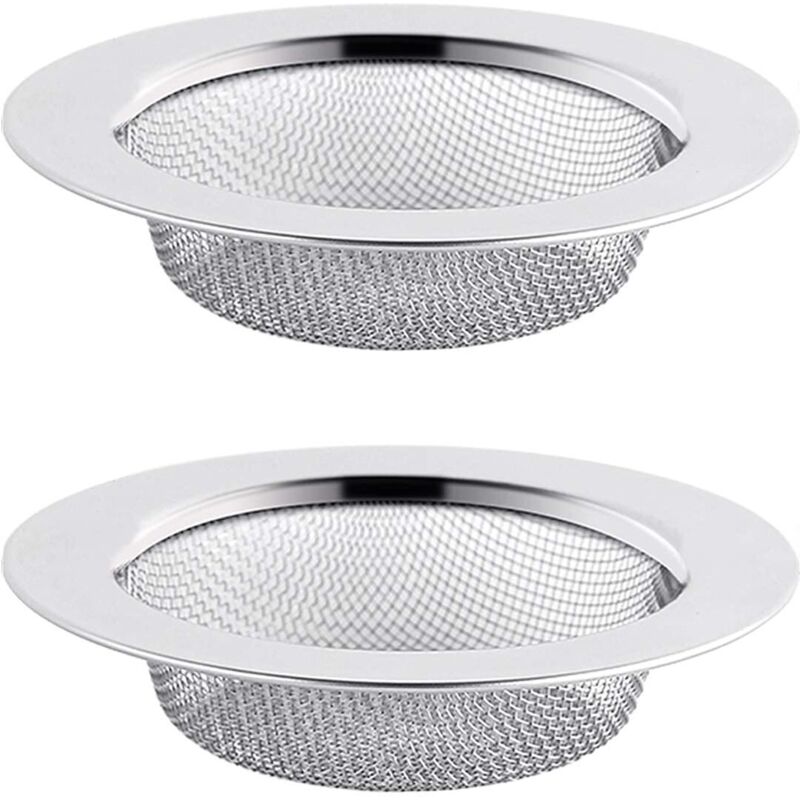 2er-set Edelstahl-spülbeckensiebe, 11,5 Cm Abflusssieb, Spülbeckensieb, Spülbeckensieb, Küchenspülbeckensieb Npterbl