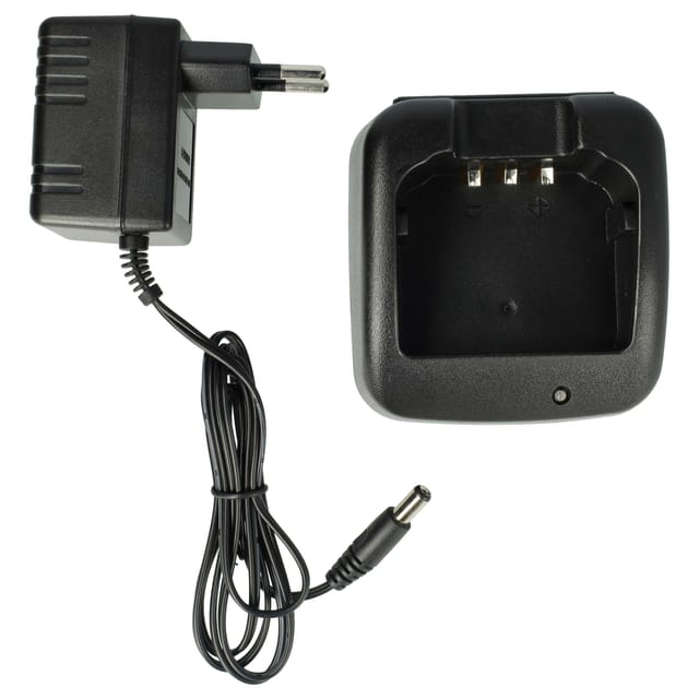 Vhbw - Ladegerät kompatibel mit Icom IC-F3161S, IC-F3161DT 66 rr, IC-F3161DT Funkgerät-Akkus - Ladestation + Netzteil, 9 v