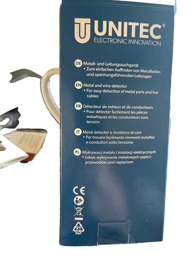 Metall- und Leitungssuchgerät - Unitec