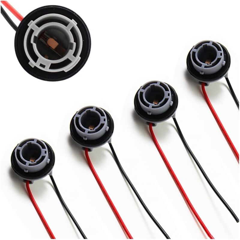 5-teiliges Lampenfassungsset, 1156 Ba15s Led-adaptersockel, P21w Lampenfassung Für Bremslicht, Adapterstecker Für Kabelbaum Für Led-lampen